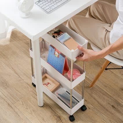3 Layer Storage Trolley Bathroom Rack Tower Cart