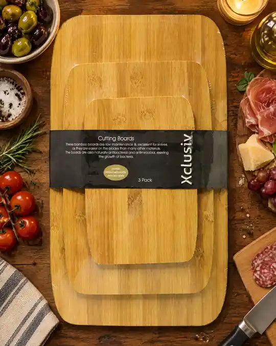Bamboo Cutting Boards - 3 Pieces